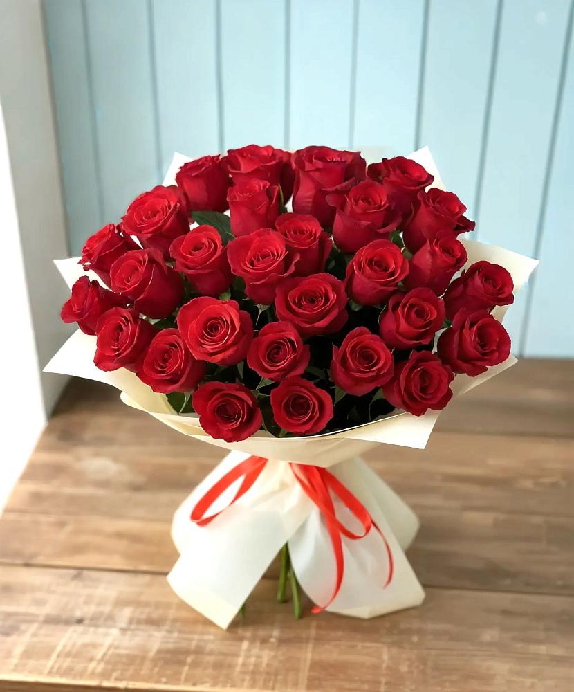 Букет 29 Красных роз в Бабушкине