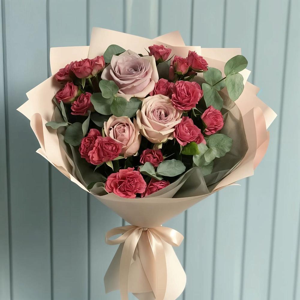 Букет цветов из: Гвоздики и Розы в Бабушкине