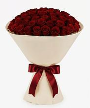 Букет 101 Бордовая роза Блэк Бакарра в Бабушкине