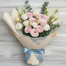 Букет цветов из:  Лизиантусы в Бабушкине