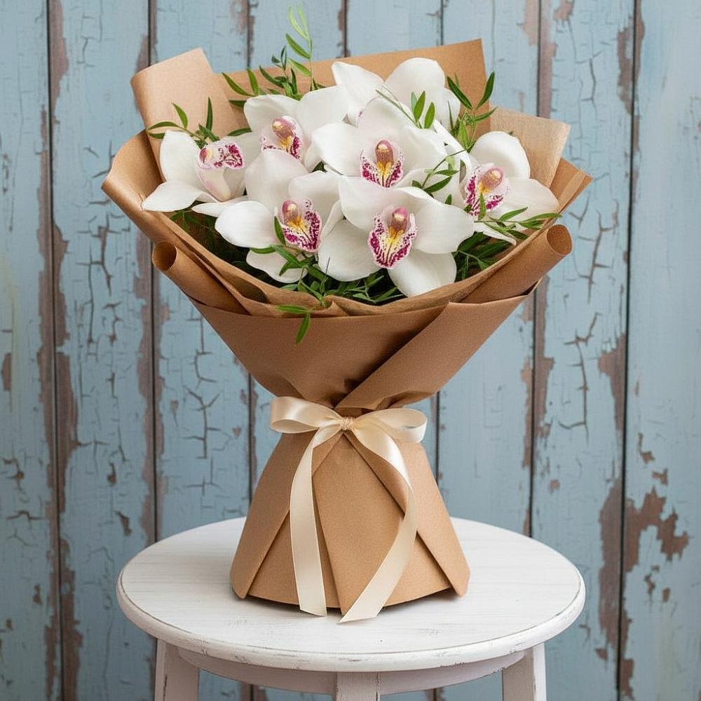 Букет цветов из: Орхидеи и Розы в Бабушкине