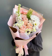Букет цветов из:  Хризантемы и Розы в Бабушкине