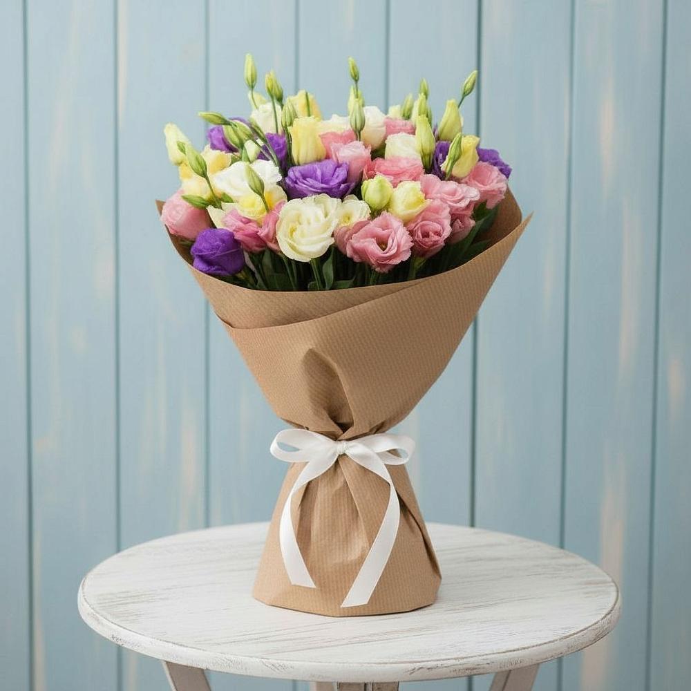 Букет цветов из: Лизиантусы в Бабушкине