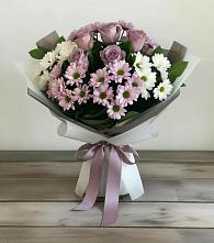 Букет цветов из:  Хризантемы и Розы в Бабушкине