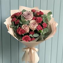 Букет цветов из:  Гвоздики и Розы в Бабушкине