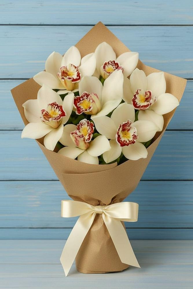 Букет цветов из: Орхидеи и Розы в Бабушкине