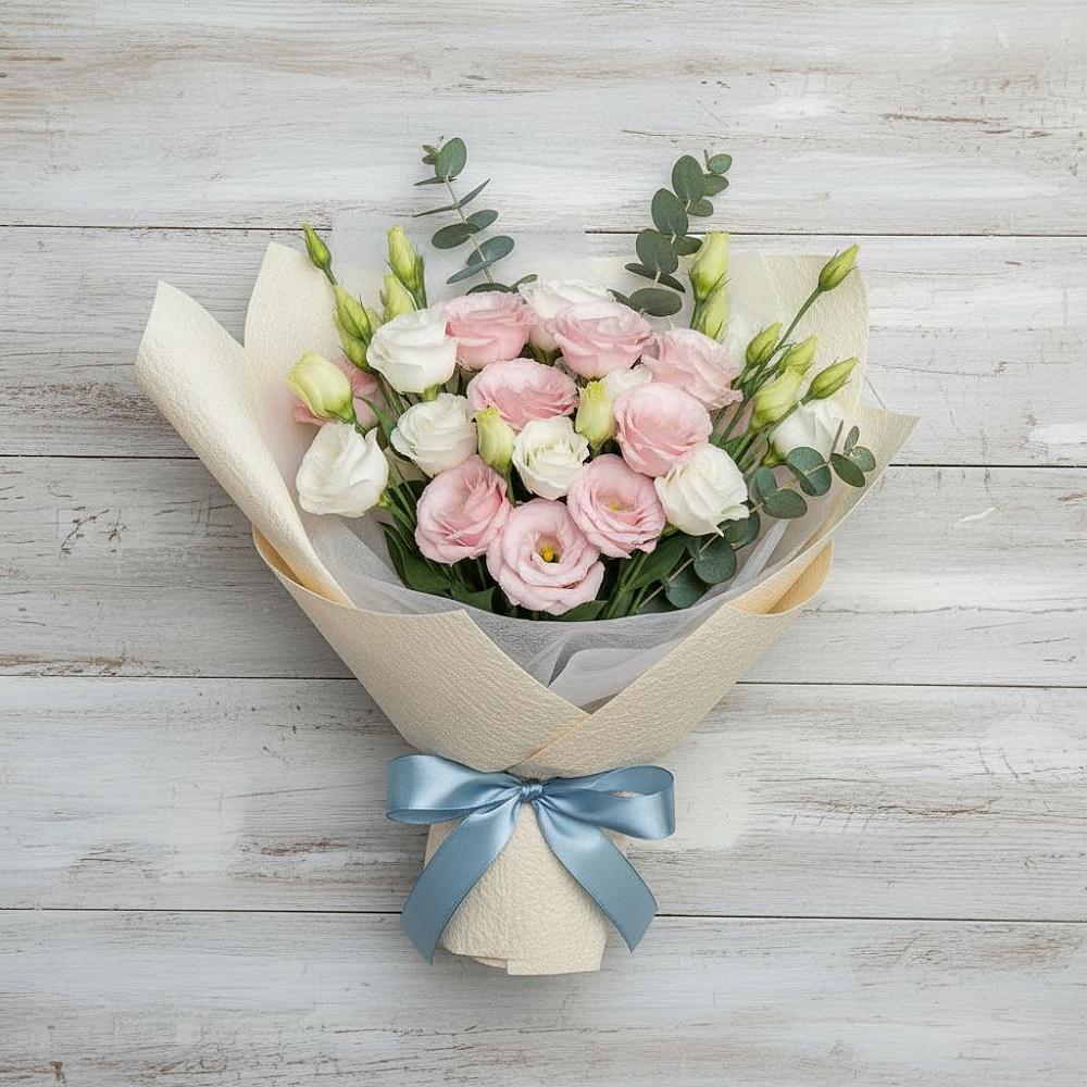 Букет цветов из: Лизиантусы в Бабушкине