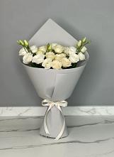 Букет цветов из:  Розы и Лизиантусы в Бабушкине